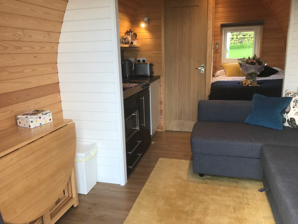 Yorkshire glamping pods