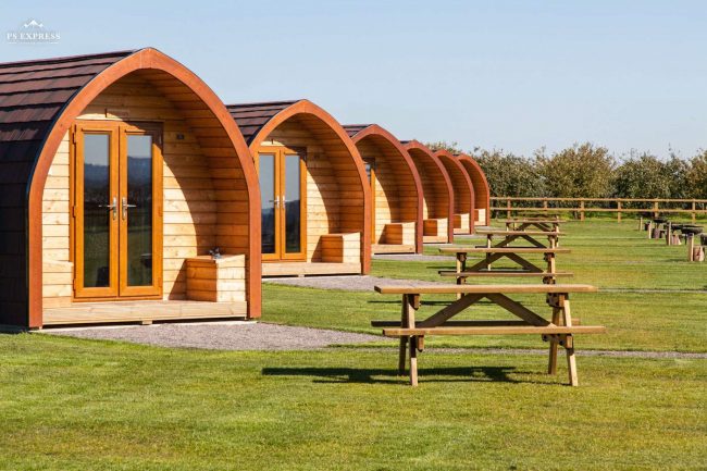 Rankins farm, glampsite