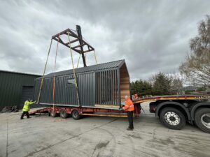 Retreat Pod on Low Loader