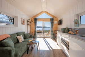 Inside Retreat Glamping Pod Scotland